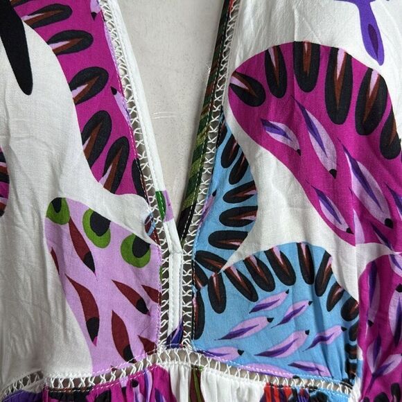 (A5) Desigual. Very fluid and fresh short tunic made of LenzingEcovero. - Picture 8 of 13